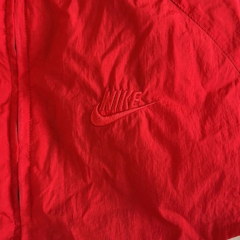 Nike Big Swoosh Woven Red/Black/White Jacket Men’s size Small - Picture 12 of 12